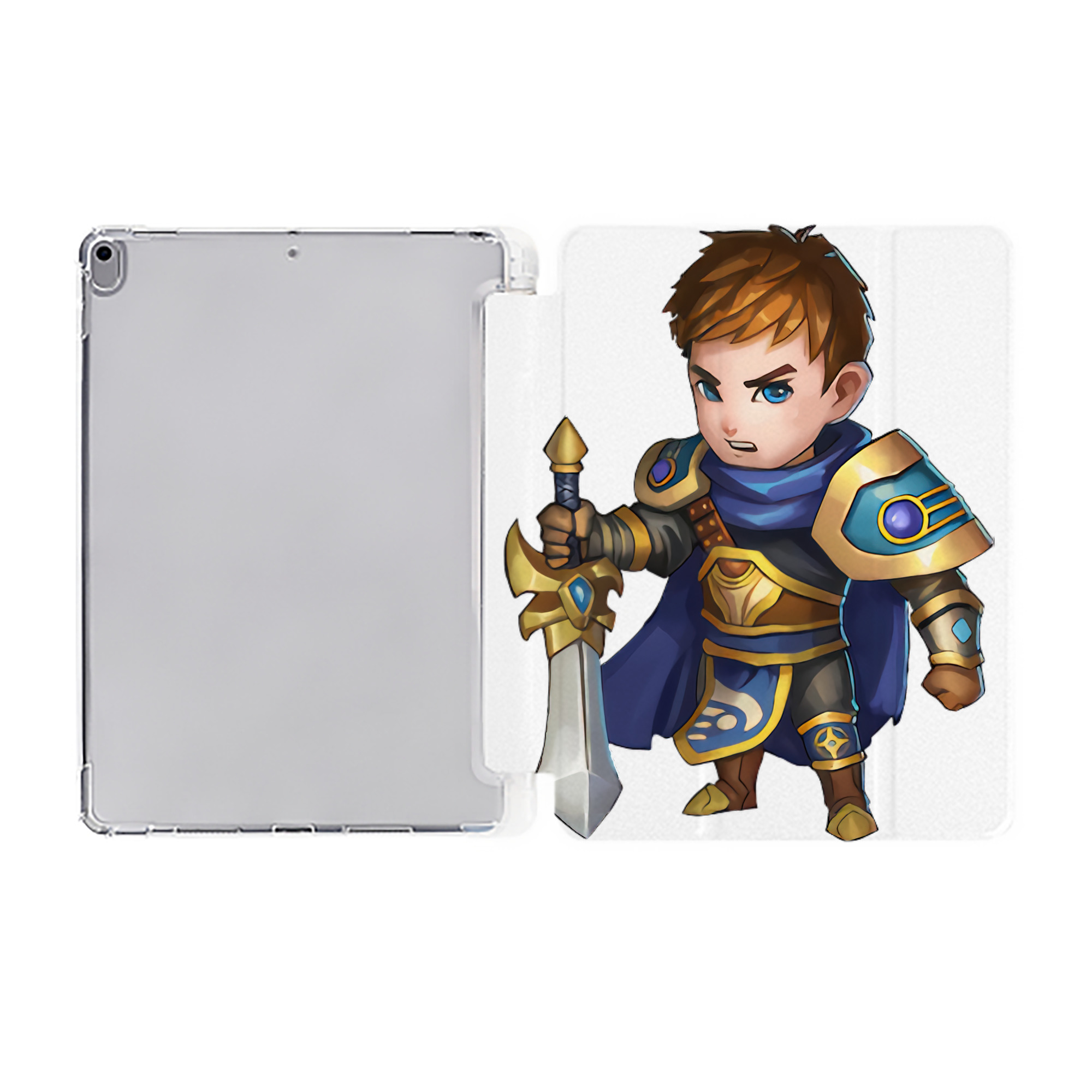 （画像用） リーグ・オブ・レジェンド League of Legends LOL IPad ケース ペン収納付き 三つ折りスタンド PUレザー×シリコン 対応機種9.5/10.5/10.9インチ